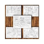 Carti si Birotica - Carti - Carti pentru copii - Carti de colorat - Carte de colorat, 50 de ilustratii Pisici Neimblanzite - Volumul I, 106 pagini, A5 - Infinity.ro