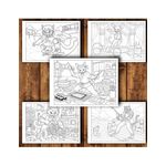 Carti si Birotica - Carti - Carti pentru copii - Carti de colorat - Carte de colorat, 50 de ilustratii Pisici Neimblanzite - Volumul I, 106 pagini, A5 - Infinity.ro