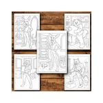 Carti si Birotica - Carti - Carti pentru copii - Carti de colorat - Carte de colorat, 50 de ilustratii Pisici Neimblanzite - Volumul II, 106 pagini, A5 - Infinity.ro