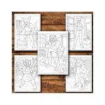 Carti si Birotica - Carti - Carti pentru copii - Carti de colorat - Carte de colorat, 50 de ilustratii Pisici Neimblanzite - Volumul II, 106 pagini, A5 - Infinity.ro