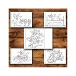 Carti si Birotica - Carti - Carti pentru copii - Carti de colorat - Carte de colorat, 50 de ilustratii Pisicute Caraghioase - Volumul II - Copii, 106 pagini, A5 - Infinity.ro