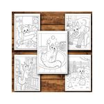 Carti si Birotica - Carti - Carti pentru copii - Carti de colorat - Carte de colorat, 50 de ilustratii Pisicute Jucause - Volumul I, 106 pagini, A5 - Infinity.ro