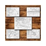 Carti si Birotica - Carti - Carti pentru copii - Carti de colorat - Carte de colorat, 50 de ilustratii Pisicute de Craciun - Volumul II, 106 pagini, A5 - Infinity.ro