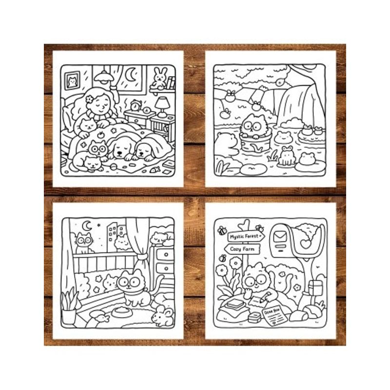 Carti si Birotica - Carti - Carti pentru copii - Carti de colorat - Carte de colorat, 50 de ilustratii Pisicute Rebele, 106 pagini, A5 - Infinity.ro