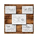 Carti si Birotica - Carti - Carti pentru copii - Carti de colorat - Carte de colorat, 50 de ilustratii Pisicute si Catei Obraznici - Volumul I, 106 pagini, A5 - Infinity.ro