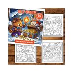 Carti si Birotica - Carti - Carti pentru copii - Carti de colorat - Carte de colorat, 50 de ilustratii Silly Stories, 106 pagini, A5 - Infinity.ro