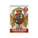Carti si Birotica - Carti - Carti pentru copii - Carti de colorat - Carte de colorat, 50 de ilustratii Steme si Blazoane - Volumul II, 106 pagini, A5 - Infinity.ro