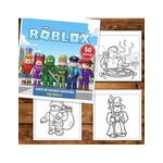 Carti si Birotica - Carti - Carti pentru copii - Carti de colorat - Carte de colorat, 50 de ilustratii Roblox - Volumul II, 106 pagini, A5 - Infinity.ro