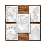 Carti si Birotica - Carti - Carti pentru copii - Carti de colorat - Carte de colorat, 50 de ilustratii Scene din povesti, 106 pagini, A5 - Infinity.ro