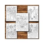 Carti si Birotica - Carti - Carti pentru copii - Carti de colorat - Carte de colorat, 50 de ilustratii Tired Mom - Volumul I, 106 pagini, A5 - Infinity.ro