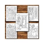 Carti si Birotica - Carti - Carti pentru copii - Carti de colorat - Carte de colorat, 50 de ilustratii Tired Mom - Volumul I, 106 pagini, A5 - Infinity.ro