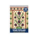 Carti si Birotica - Carti - Carti pentru copii - Carti de colorat - Carte de colorat, 50 de ilustratii Tipare Populare - Volumul I, 106 pagini, A5 - Infinity.ro