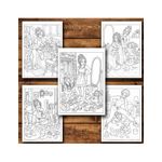 Carti si Birotica - Carti - Carti pentru copii - Carti de colorat - Carte de colorat, 50 de ilustratii Tired Mom - Volumul II, 106 pagini, A5 - Infinity.ro