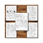 Carti si Birotica - Carti - Carti pentru copii - Carti de colorat - Carte de colorat, 50 de ilustratii Toddler Dictator - Volumul I, 106 pagini, A5 - Infinity.ro