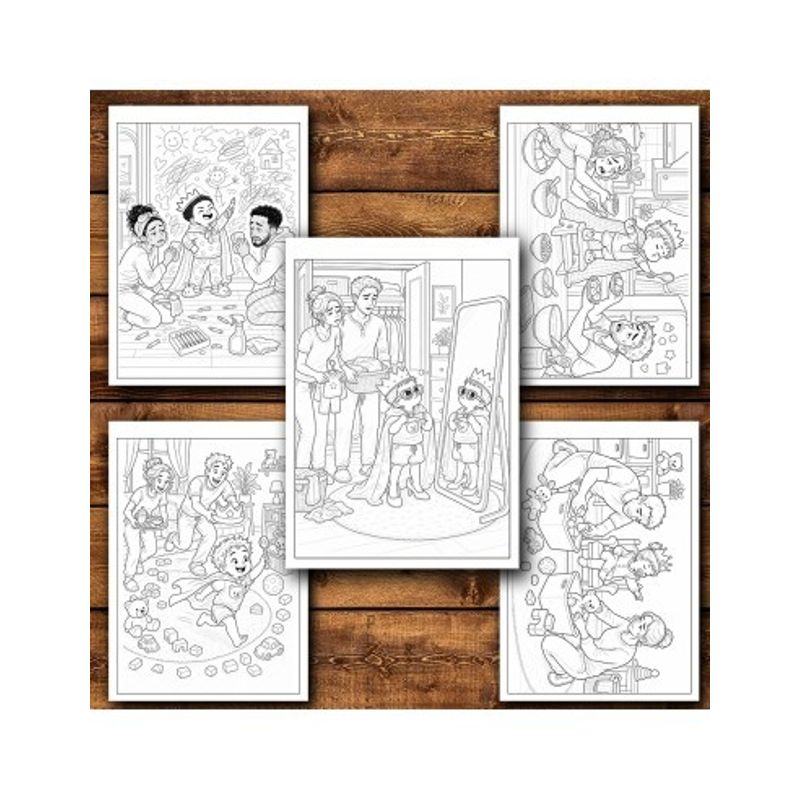 Carti si Birotica - Carti - Carti pentru copii - Carti de colorat - Carte de colorat, 50 de ilustratii Toddler Dictator - Volumul I, 106 pagini, A5 - Infinity.ro