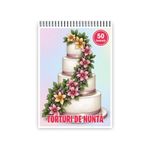 Carti si Birotica - Carti - Carti pentru copii - Carti de colorat - Carte de colorat, 50 de ilustratii Torturi de Nunta, 106 pagini, A5 - Infinity.ro