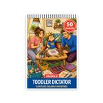 Carti si Birotica - Carti - Carti pentru copii - Carti de colorat - Carte de colorat, 50 de ilustratii Toddler Dictator - Volumul III, 106 pagini, A5 - Infinity.ro