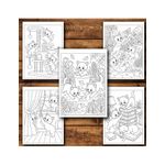 Carti si Birotica - Carti - Carti pentru copii - Carti de colorat - Carte de colorat, 50 de ilustratii Trei pisicute micute si dragute, 106 pagini, A5 - Infinity.ro