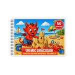 Carti si Birotica - Carti - Carti pentru copii - Carti de colorat - Carte de colorat, 50 de ilustratii Un mic dracusor - Volumuil II, 106 pagini, A5 - Infinity.ro
