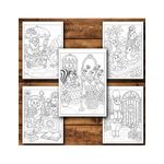 Carti si Birotica - Carti - Carti pentru copii - Carti de colorat - Carte de colorat, 50 de ilustratii Viata Animalutelor - Volumul II, 106 pagini, A5 - Infinity.ro