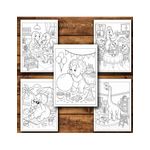 Carti si Birotica - Carti - Carti pentru copii - Carti de colorat - Carte de colorat, 50 de ilustratii Viata Dinozaurilor - Volumul II, 106 pagini, A5 - Infinity.ro
