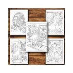Carti si Birotica - Carti - Carti pentru copii - Carti de colorat - Carte de colorat, 50 de ilustratii Viata Dinozaurilor - Volumul II, 106 pagini, A5 - Infinity.ro