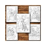 Carti si Birotica - Carti - Carti pentru copii - Carti de colorat - Carte de colorat, 50 de ilustratii Viata Dinozaurilor - Volumul IV, 106 pagini, A5 - Infinity.ro