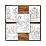 Carti si Birotica - Carti - Carti pentru copii - Carti de colorat - Carte de colorat, 50 de ilustratii Viata Dinozaurilor - Volumul II, 106 pagini, A5 - Infinity.ro