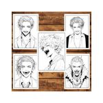 Carti si Birotica - Carti - Carti pentru copii - Carti de colorat - Carte de colorat, 50 de ilustratii, Anime Vampire Boys, 106 pagini, A5 - Infinity.ro