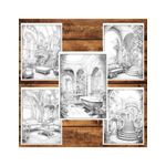 Carti si Birotica - Carti - Carti pentru copii - Carti de colorat - Carte de colorat, 50 de ilustratii, Camera Regala, 106 pagini, A5 - Infinity.ro