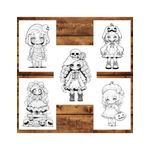 Carti si Birotica - Carti - Carti pentru copii - Carti de colorat - Carte de colorat, 50 de ilustratii, Chibi Halloween Girls, 106 pagini, A5 - Infinity.ro