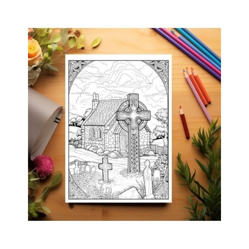 Carti si Birotica - Carti - Carti pentru copii - Carti de colorat - Carte de colorat, 50 de ilustratii, Cruci - Volumul II, 106 pagini, A5 - Infinity.ro