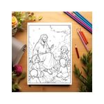 Carti si Birotica - Carti - Carti pentru copii - Carti de colorat - Carte de colorat, 50 de ilustratii, Copiii lui Dumnezeu, 106 pagini, A5 - Infinity.ro