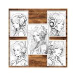 Carti si Birotica - Carti - Carti pentru copii - Carti de colorat - Carte de colorat, 50 de ilustratii, Cyberpunk Girls, 106 pagini, A5 - Infinity.ro