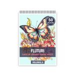 Carti si Birotica - Carti - Carti pentru copii - Carti de colorat - Carte de colorat, 50 de ilustratii, Fluturi - Volumul II, 106 pagini, A5 - Infinity.ro