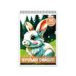 Carti si Birotica - Carti - Carti pentru copii - Carti de colorat - Carte de colorat, 50 de ilustratii, Iepurasi draguti, 106 pagini, A5 - Infinity.ro