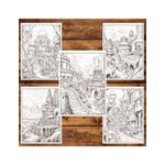 Carti si Birotica - Carti - Carti pentru copii - Carti de colorat - Carte de colorat, 50 de ilustratii, Intergalactic, 106 pagini, A5 - Infinity.ro
