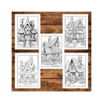 Carti si Birotica - Carti - Carti pentru copii - Carti de colorat - Carte de colorat, 50 de ilustratii, Turte Dulci, 106 pagini, A5 - Infinity.ro