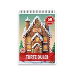 Carti si Birotica - Carti - Carti pentru copii - Carti de colorat - Carte de colorat, 50 de ilustratii, Turte Dulci, 106 pagini, A5 - Infinity.ro
