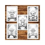 Carti si Birotica - Carti - Carti pentru copii - Carti de colorat - Carte de colorat, 50 de ilustratii, Troli draguti, 106 pagini, A5 - Infinity.ro