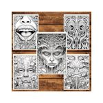 Carti si Birotica - Carti - Carti pentru copii - Carti de colorat - Carte de colorat, 50 de ilustratii, Trippy - Volumul II, 106 pagini, A5 - Infinity.ro