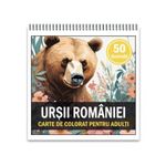 Carti si Birotica - Carti - Carti pentru copii - Carti de colorat - Carte de colorat, 50 de ilustratii, Ursii Romaniei, 106 pagini, A5 - Infinity.ro