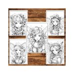 Carti si Birotica - Carti - Carti pentru copii - Carti de colorat - Carte de colorat, 50 de ilustratii, Zane Steampunk, 106 pagini, A5 - Infinity.ro