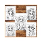 Carti si Birotica - Carti - Carti pentru copii - Carti de colorat - Carte de colorat, 50 de ilustratii, Zane Steampunk, 106 pagini, A5 - Infinity.ro