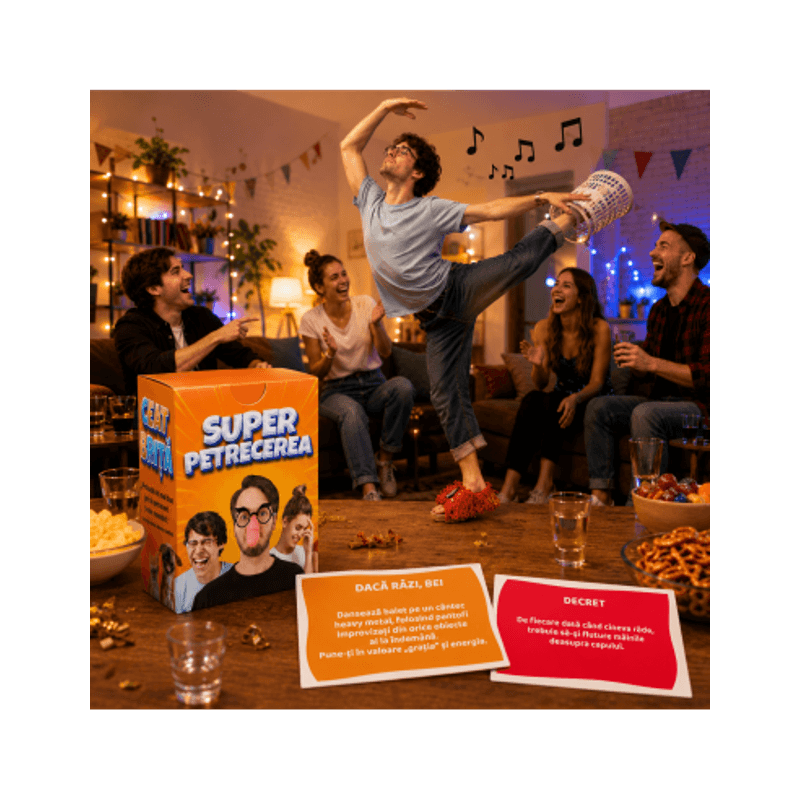 Jucarii, Copii si Bebe - Jucarii si jocuri - Jocuri si puzzle - Jocuri de societate - Ceat Brita - Super Petrecerea, joc pentru petreceri - Infinity.ro