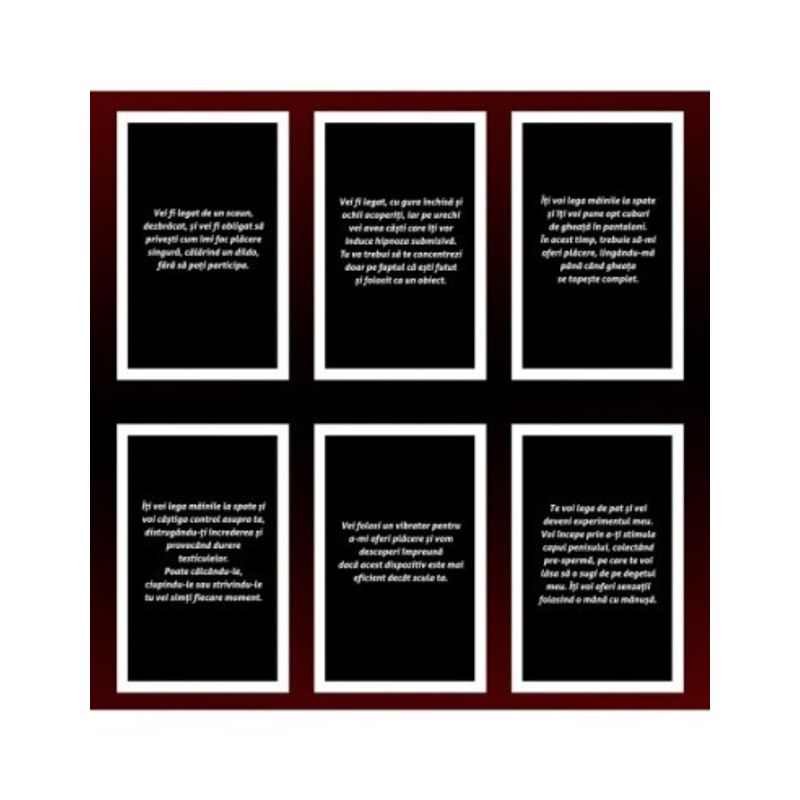 Jucarii, Copii si Bebe - Jucarii si jocuri - Jocuri si puzzle - Jocuri de societate - Dominatie Erotica - Editia Femdom, 69 de fantezii si provocari incitante - Infinity.ro