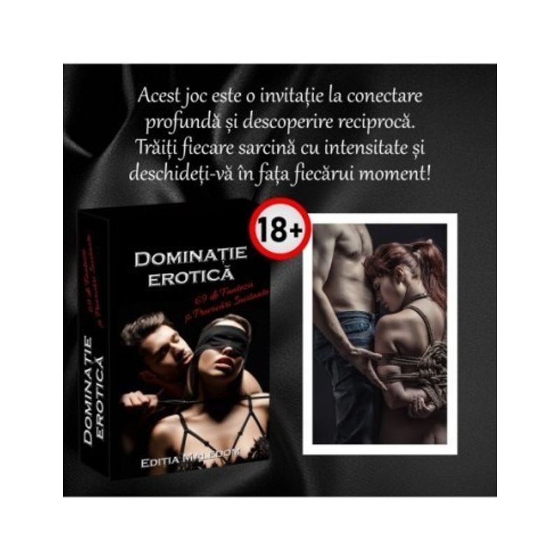 Jucarii, Copii si Bebe - Jucarii si jocuri - Jocuri si puzzle - Jocuri de societate - Dominatie Erotica - Editia Maledom, 69 de fantezii si provocari incitante - Infinity.ro
