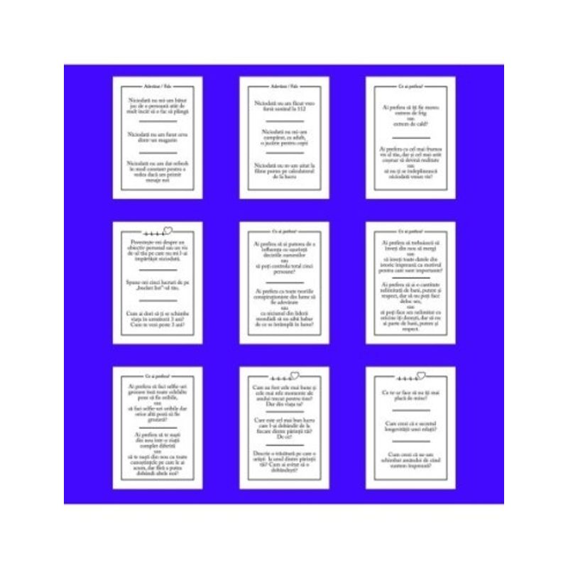 Jucarii, Copii si Bebe - Jucarii si jocuri - Jocuri si puzzle - Jocuri de societate - Distractie in 2 - joc de drum, 400 de intrebari pentru conversatii - Infinity.ro