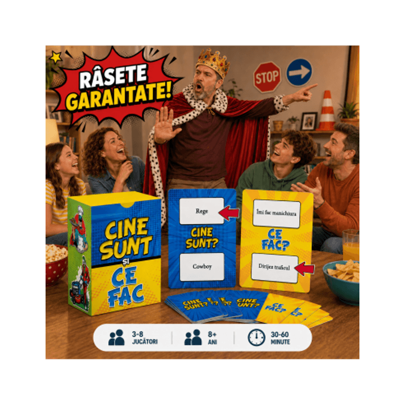 Jucarii, Copii si Bebe - Jucarii si jocuri - Jocuri si puzzle - Jocuri de societate - Cine sunt si ce fac? Jocul de mimat pentru familie si petreceri - Infinity.ro