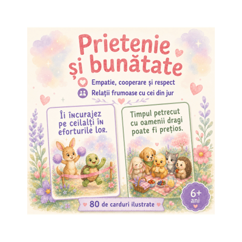 Jucarii, Copii si Bebe - Jucarii si jocuri - Jocuri si puzzle - Jocuri de societate - EU POT! - Carduri cu afirmatii pozitive pentru copii, 80 de cartonase ilustrate, Volumul I, 6-10 ani - Infinity.ro